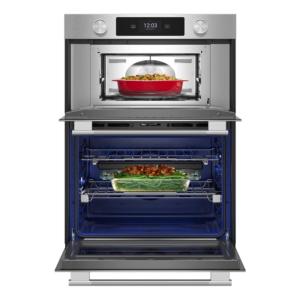 27-inch Smart Electric Combo Wall Oven with Assisted Cooking Modes - PrintShield™ Finish