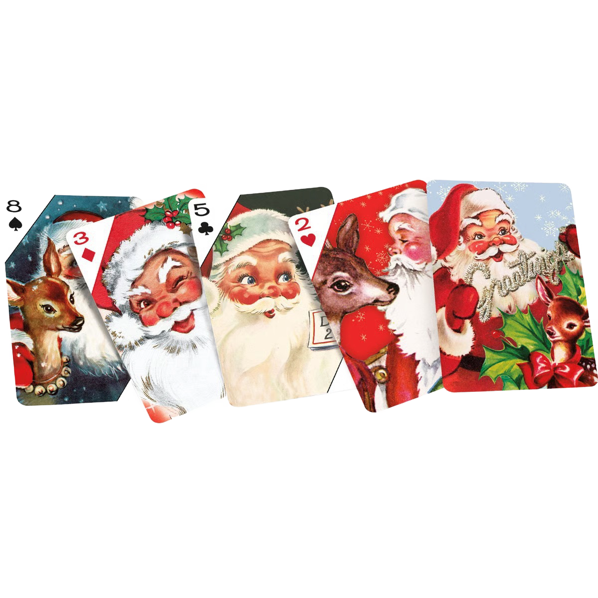 Primitives by Kathy Santa Claus Playing Cards