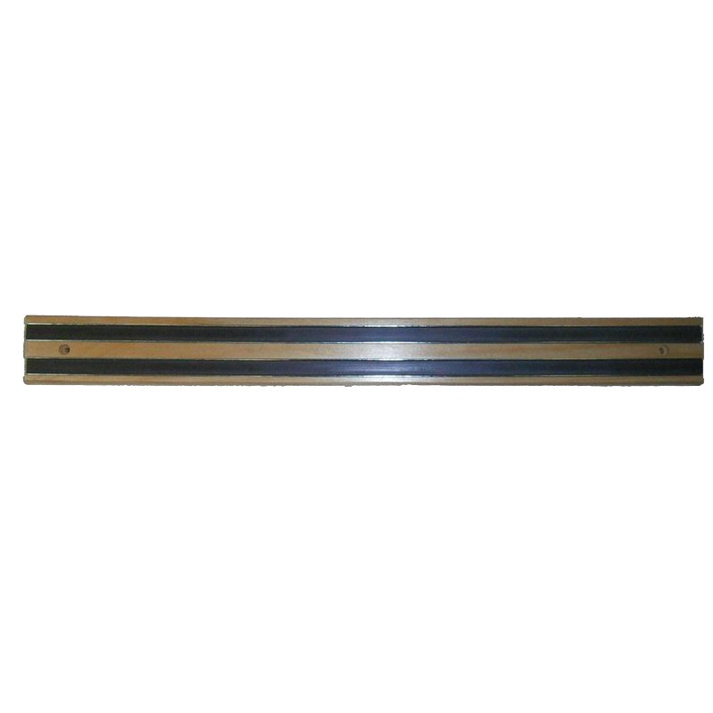 18-inch magnetic knife and utensil holder with wood and metal construction for kitchenware and cooking utensils collections