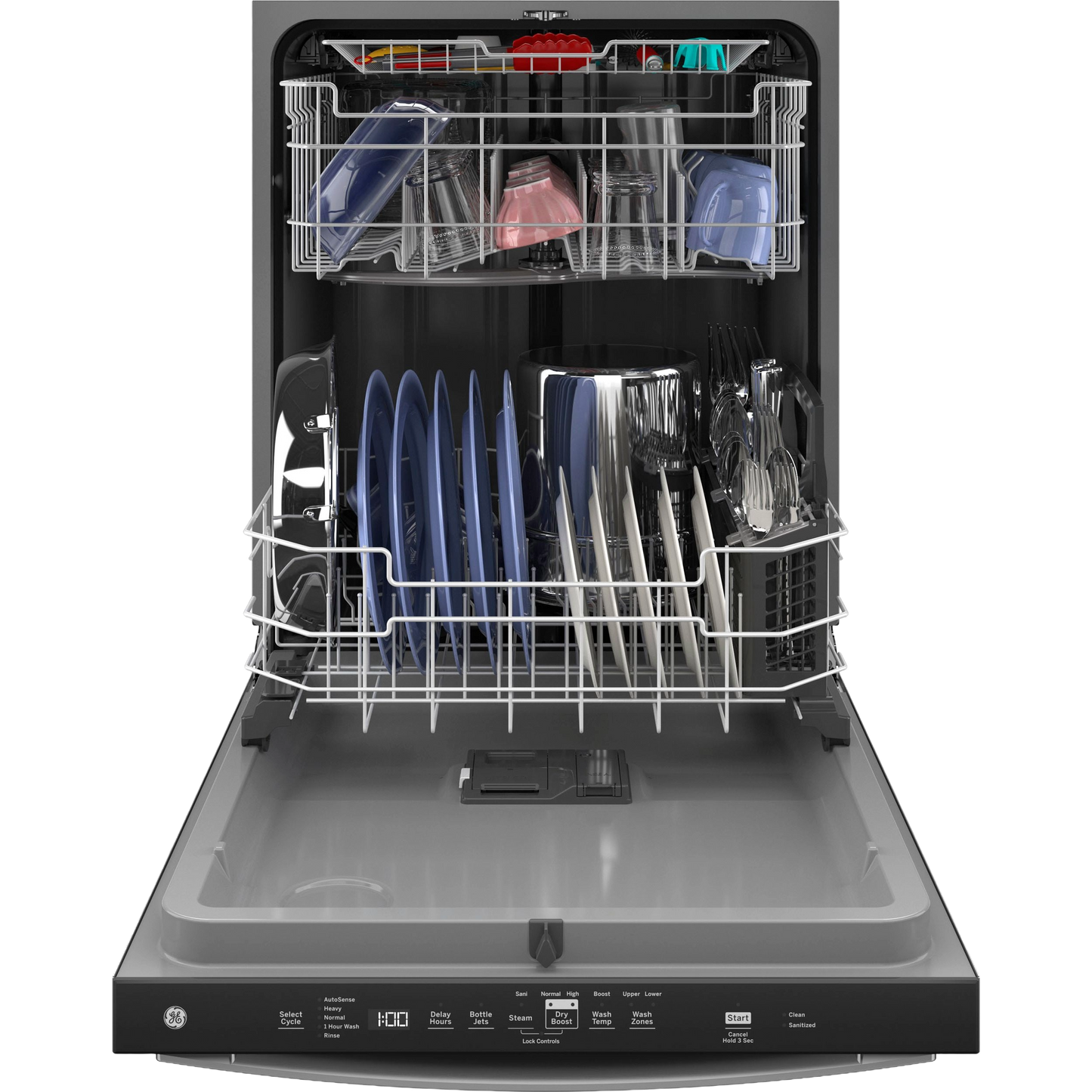GE® ENERGY STAR® Top Control with Plastic Interior Dishwasher with Sanitize Cycle & Dry Boost