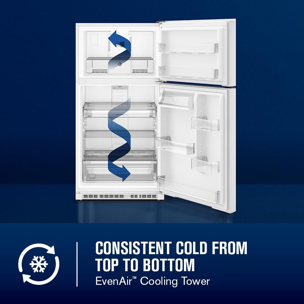 33-Inch Wide Top-Freezer Refrigerator with Garage Mode—21 Cu. Ft.
