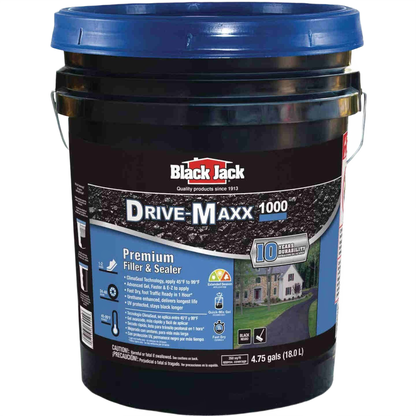 5-gallon bucket of rubberized blacktop filler and sealer for driveway repair in Paint & Supplies collection