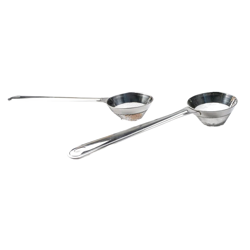 Two stainless steel mini sifters with fine and coarse mesh for kitchen gadgets and cooking under $50 collection