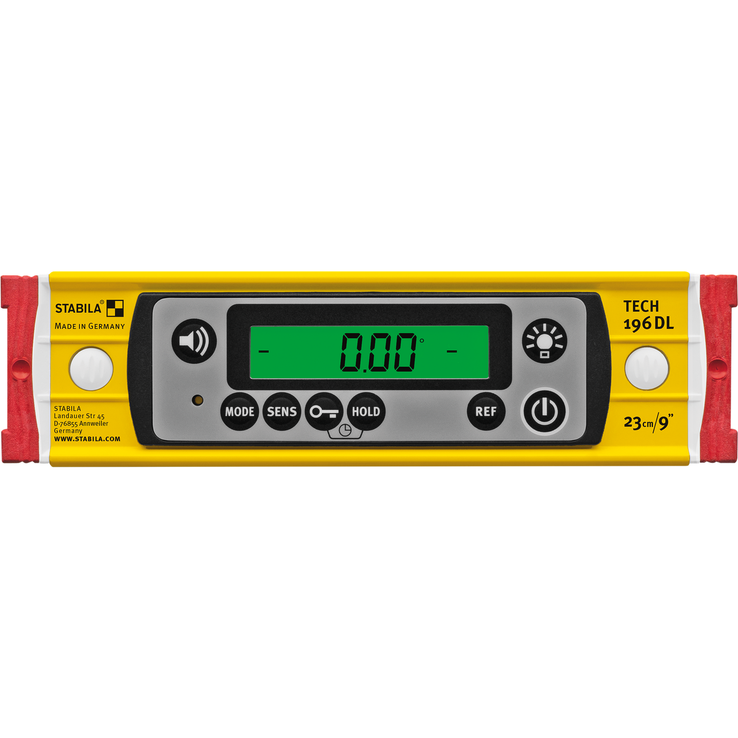 Stabila 9" (23cm) TECH 196 DL Digital Spirit Level w/Case