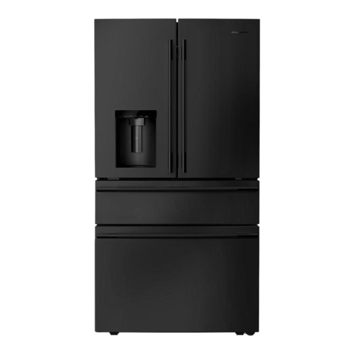 29 Cu. Ft. 36-Inch 4-Door French Door Refrigerator with Exterior Ice and Water Dispenser in Black Ore
