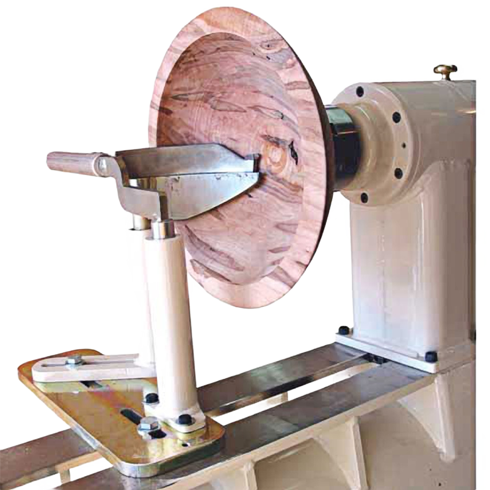 Heavy-duty lathe base set with steel construction for efficient bowl coring in woodworking tools and home improvement collections