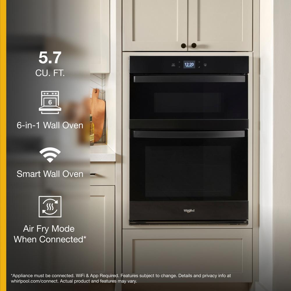 5.7 Cu. Ft. Smart Combo Wall Oven with Air Fry