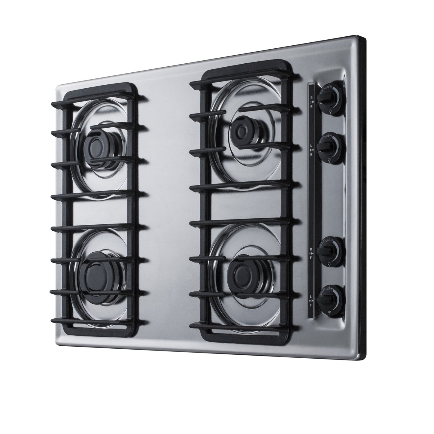 30" Wide 4-Burner Gas Cooktop