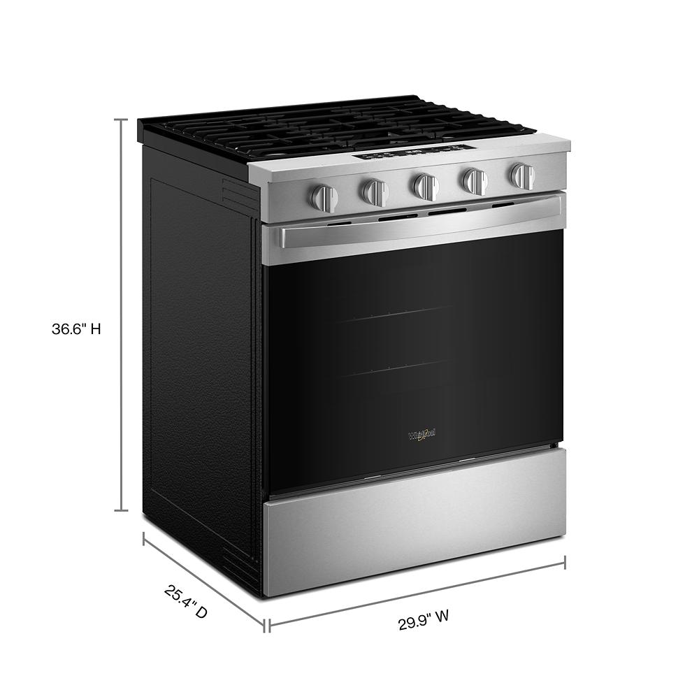 30-inch Gas Smart Range with Air Cooking Technology
