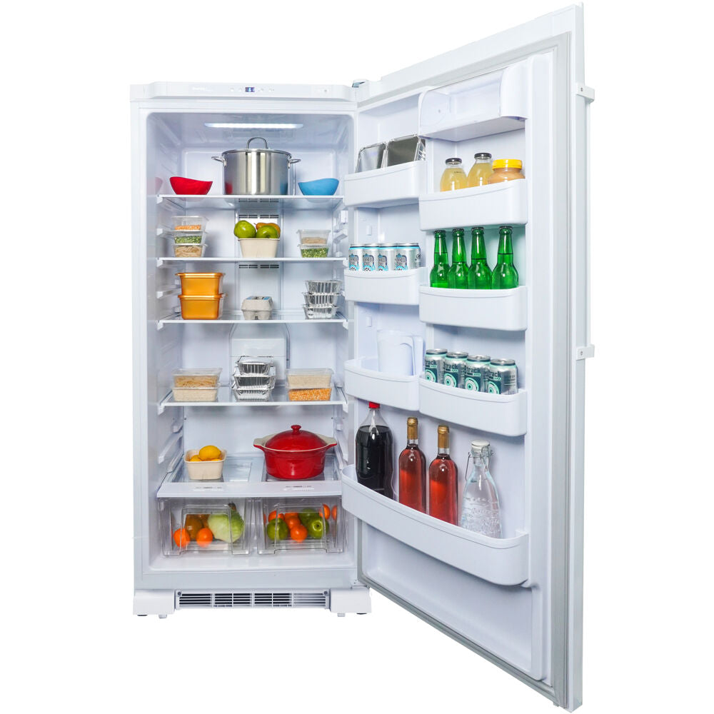 17 cuft Apartment Size Refrigerator, Two See-Thru Crispers, ESTAR