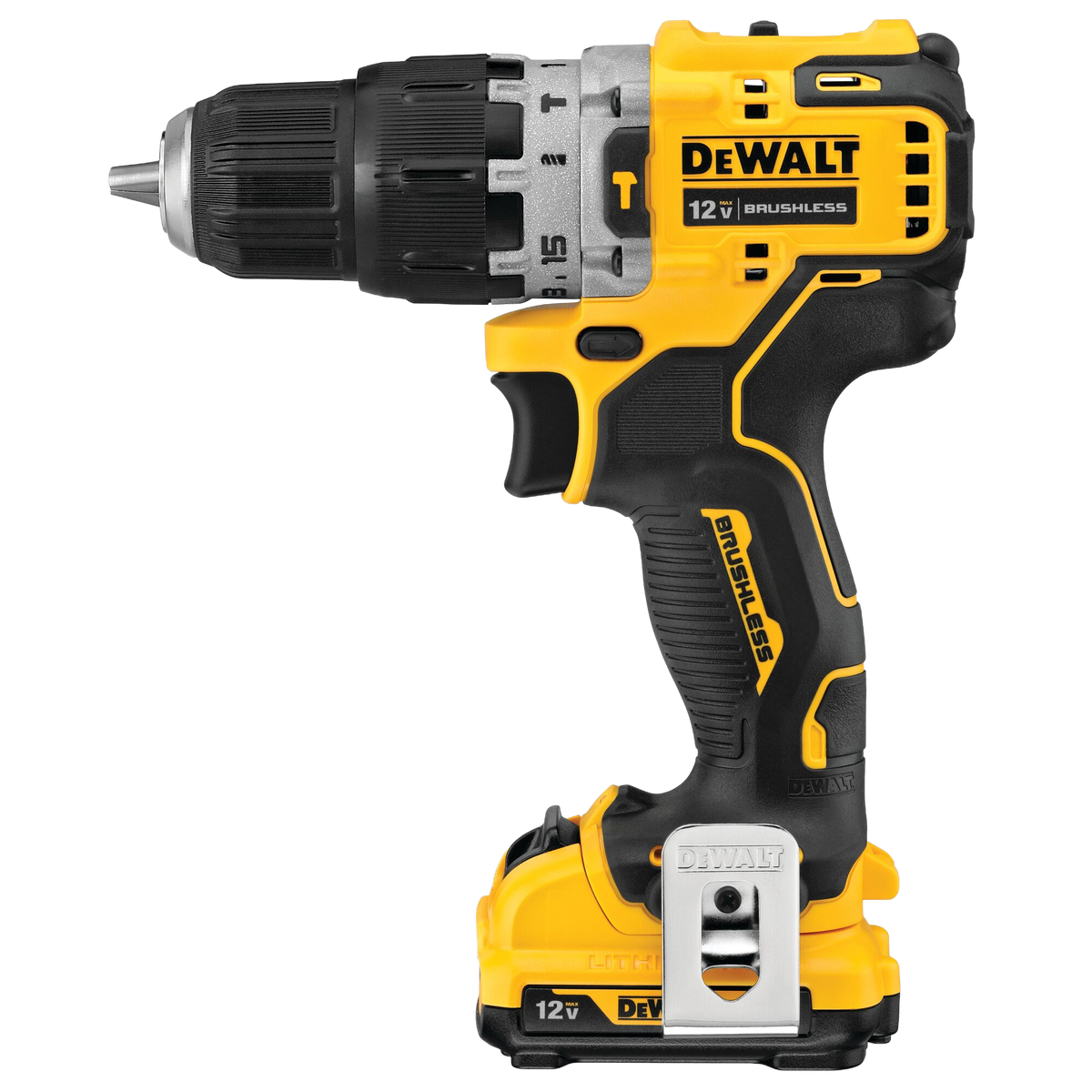 DEWALT 12V MAX* Brushless Cordless 3/8 in. Hammer Drill Kit