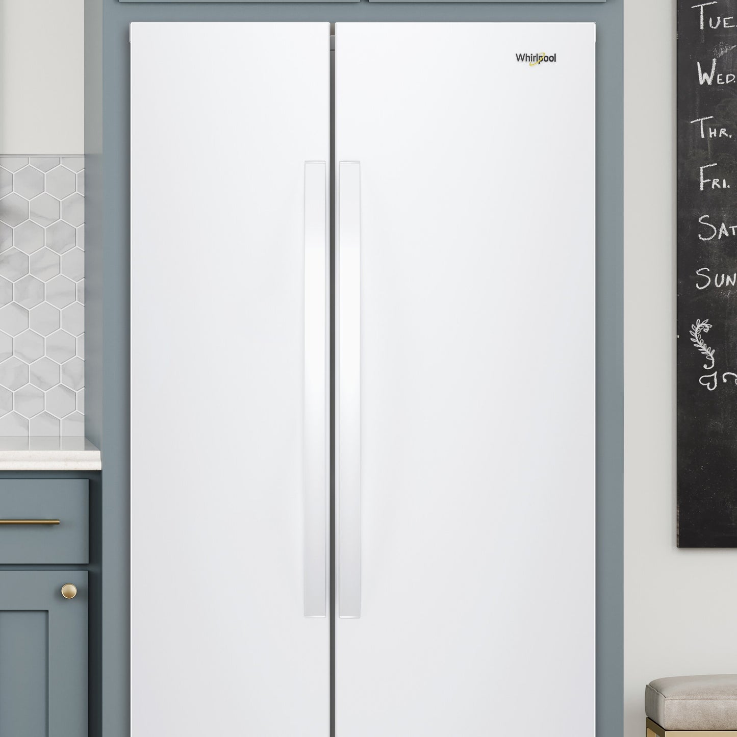 36-inch Wide Side-by-Side Refrigerator - 25 cu. ft.