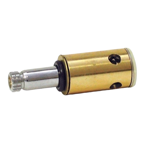 Brass and chrome faucet hot stem replacement part for plumbing repair and faucet maintenance under $50 collections