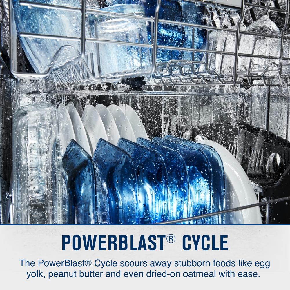 24” Front Control Dishwasher with Dual Power Filtration and PowerBlast® Cycle - 50 dBA