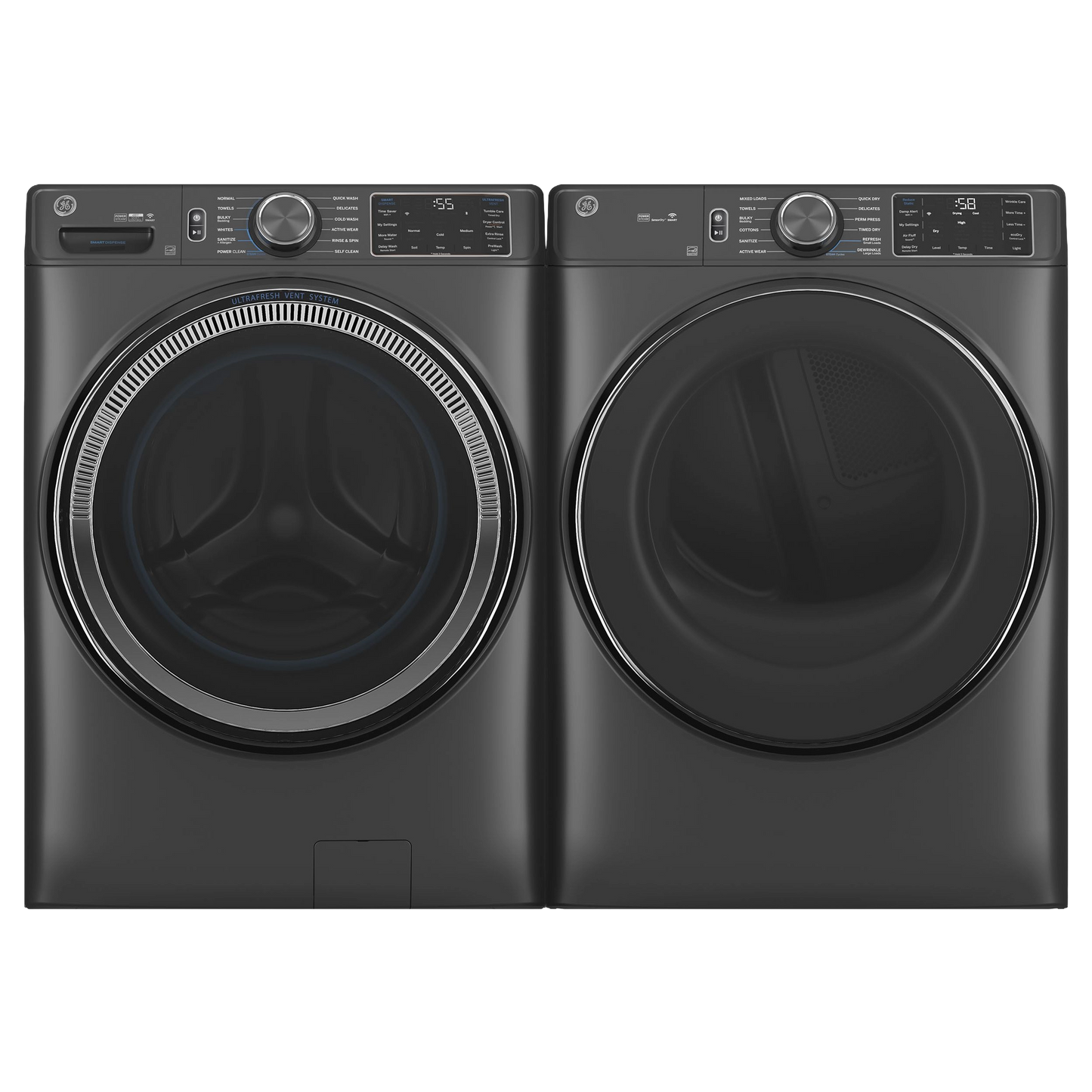 GE® ENERGY STAR® 7.8 cu. ft. Capacity Smart Front Load Electric Dryer with Steam and Sanitize Cycle
