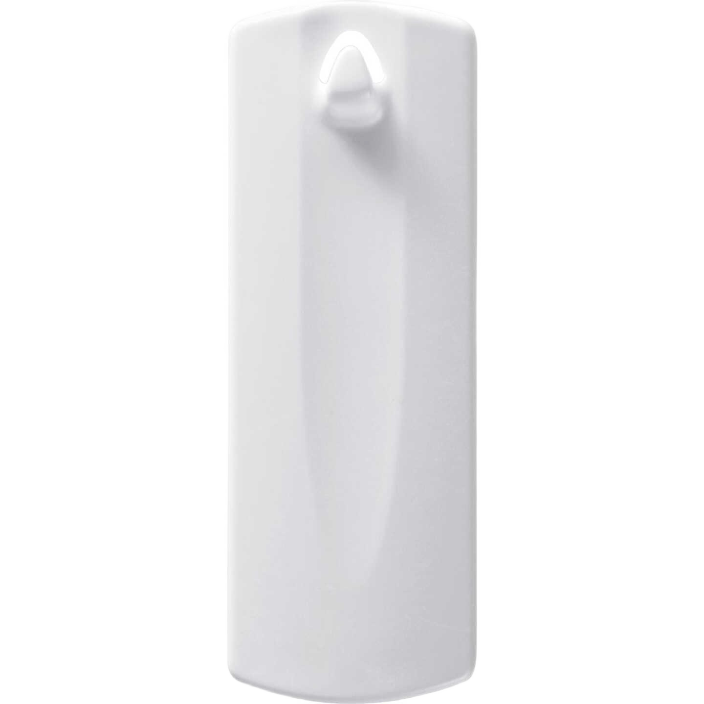 White adhesive sawtooth picture hanger for lightweight wall decor and home improvement fasteners under $25
