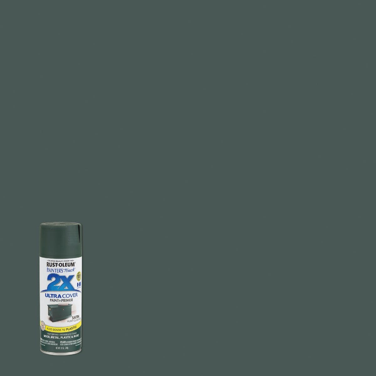 Hunter Club Green spray paint can for home improvement and Rust Oleum paint supplies under $50 collections