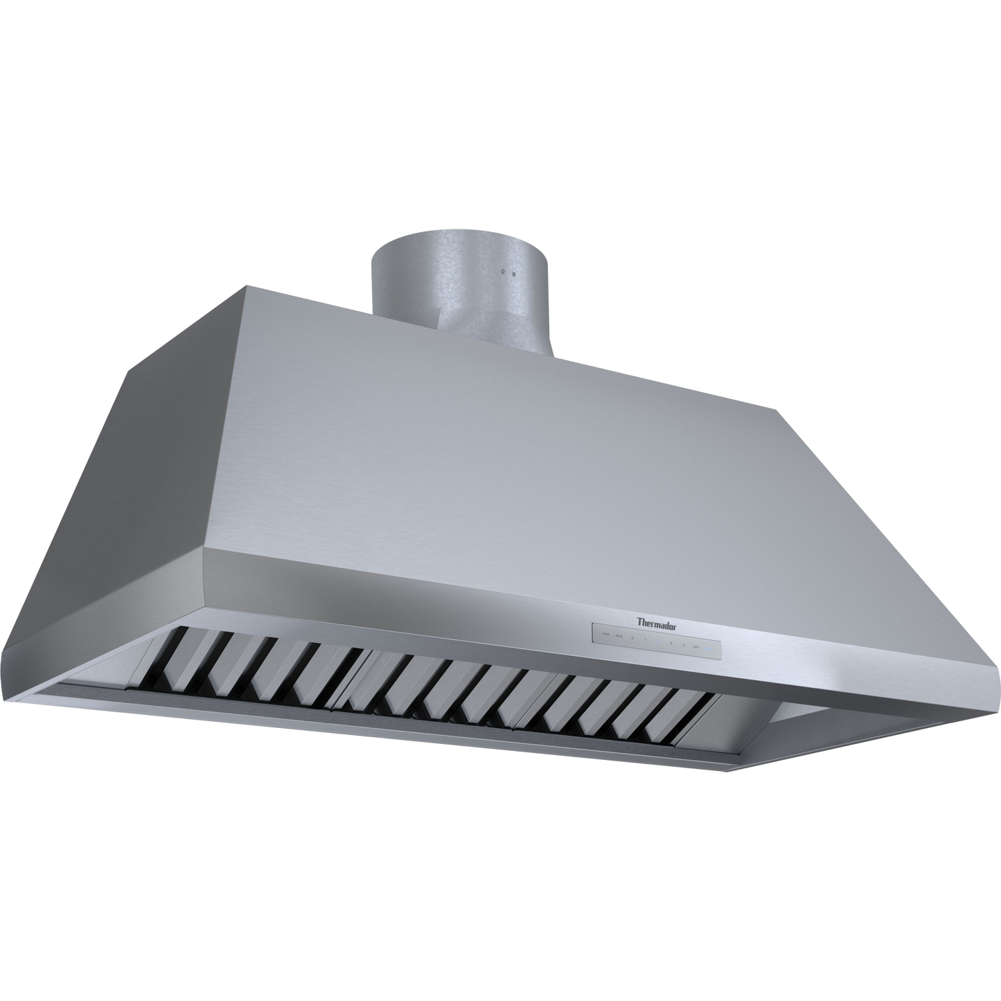 Professional, Pyramid Chimney Wall Hood, 48'', Stainless Steel