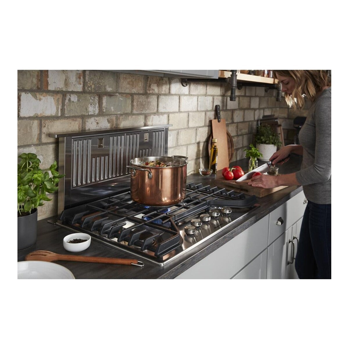 30" Retractable Downdraft Ventilation System