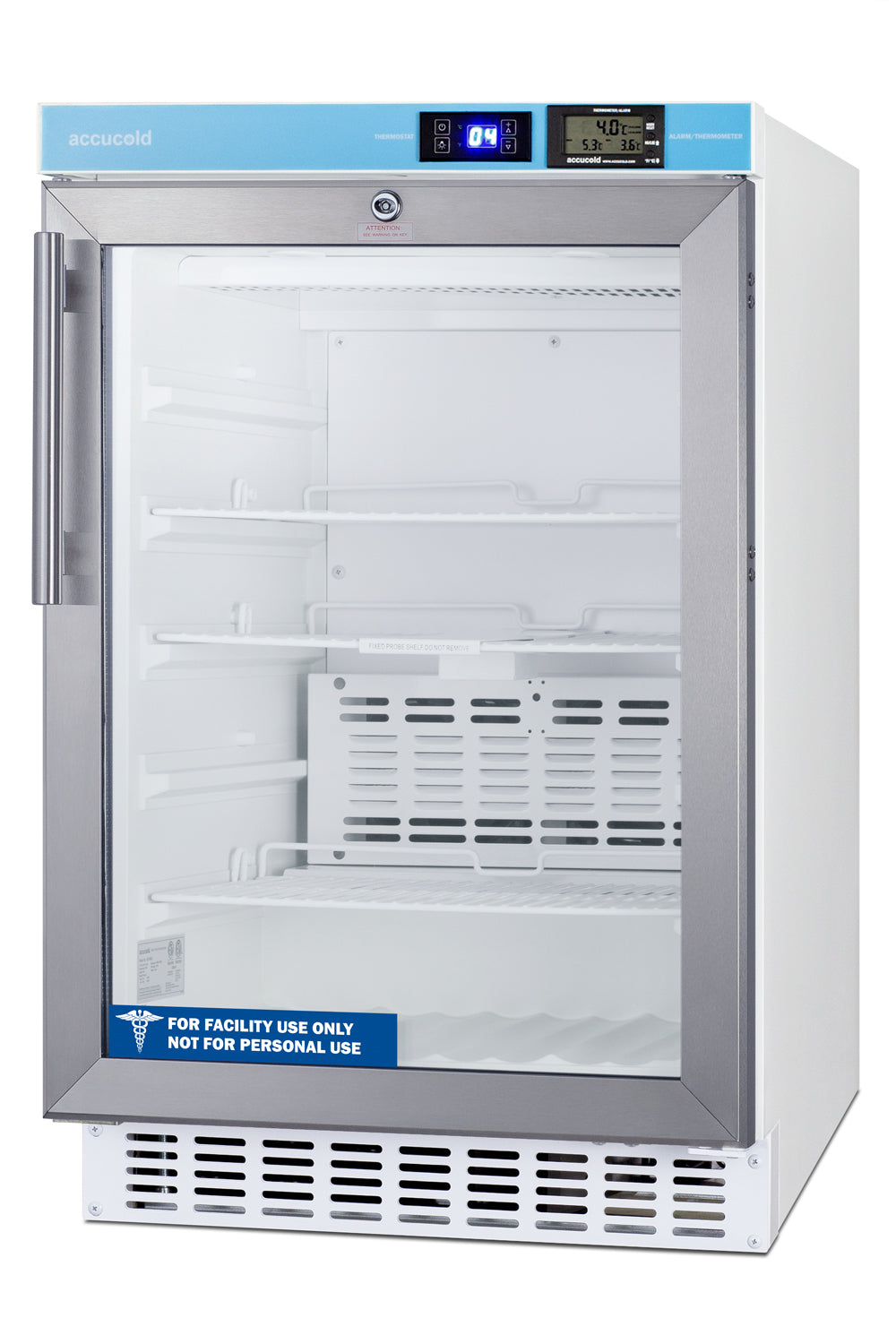 20" Wide Built-In Pharmacy All-Refrigerator, ADA Compliant