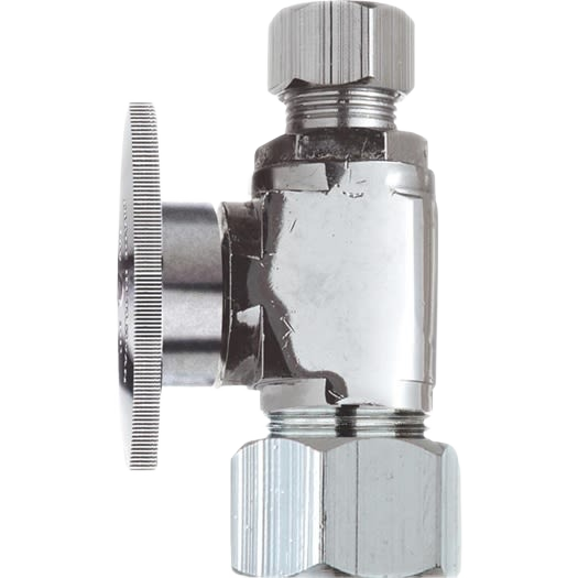 Do it Best 3/8" OD Tube x 3/8" OD Tube Quarter Turn Straight Valve