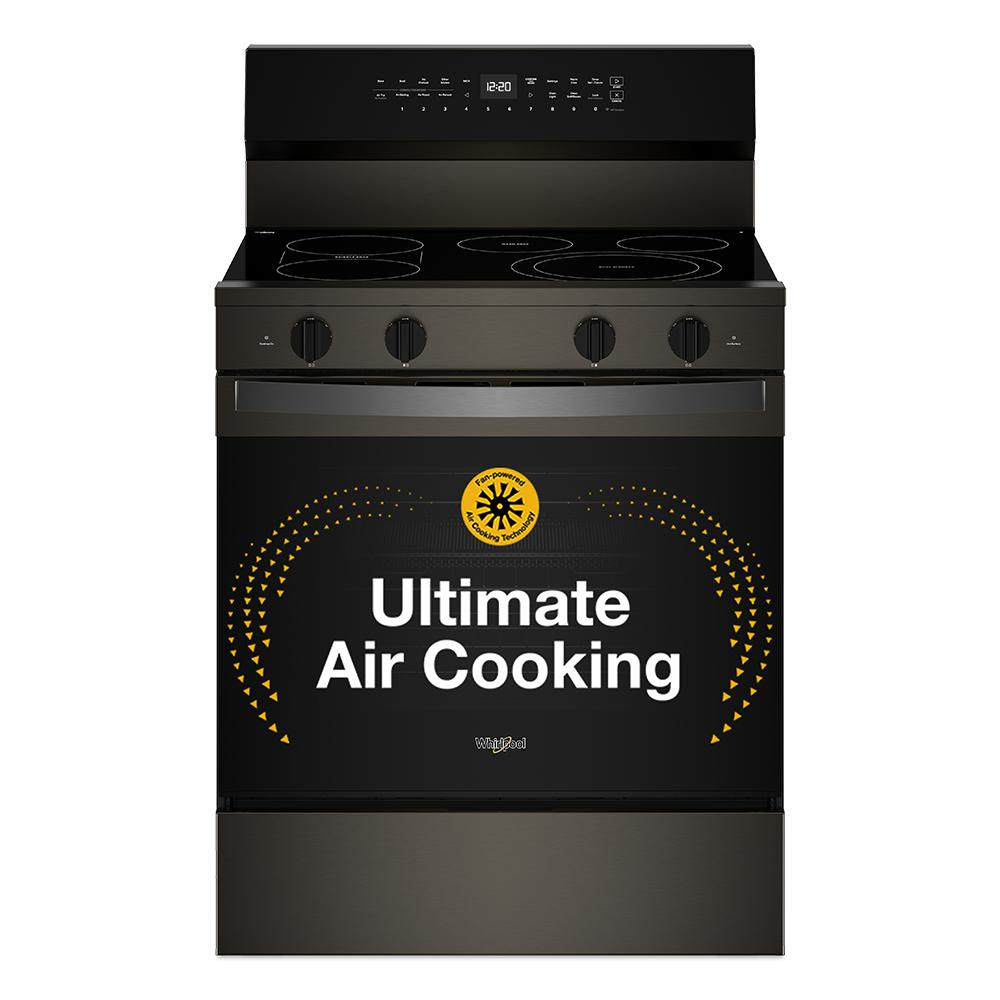 30-inch Electric Smart Range with Advanced Air Cooking Technology and WipeClean™ Coating