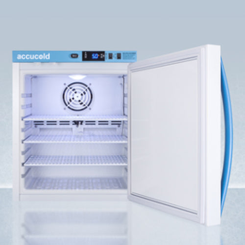 Small upright medical refrigerator with keyless lock and digital temperature control in refrigerators and appliances collections