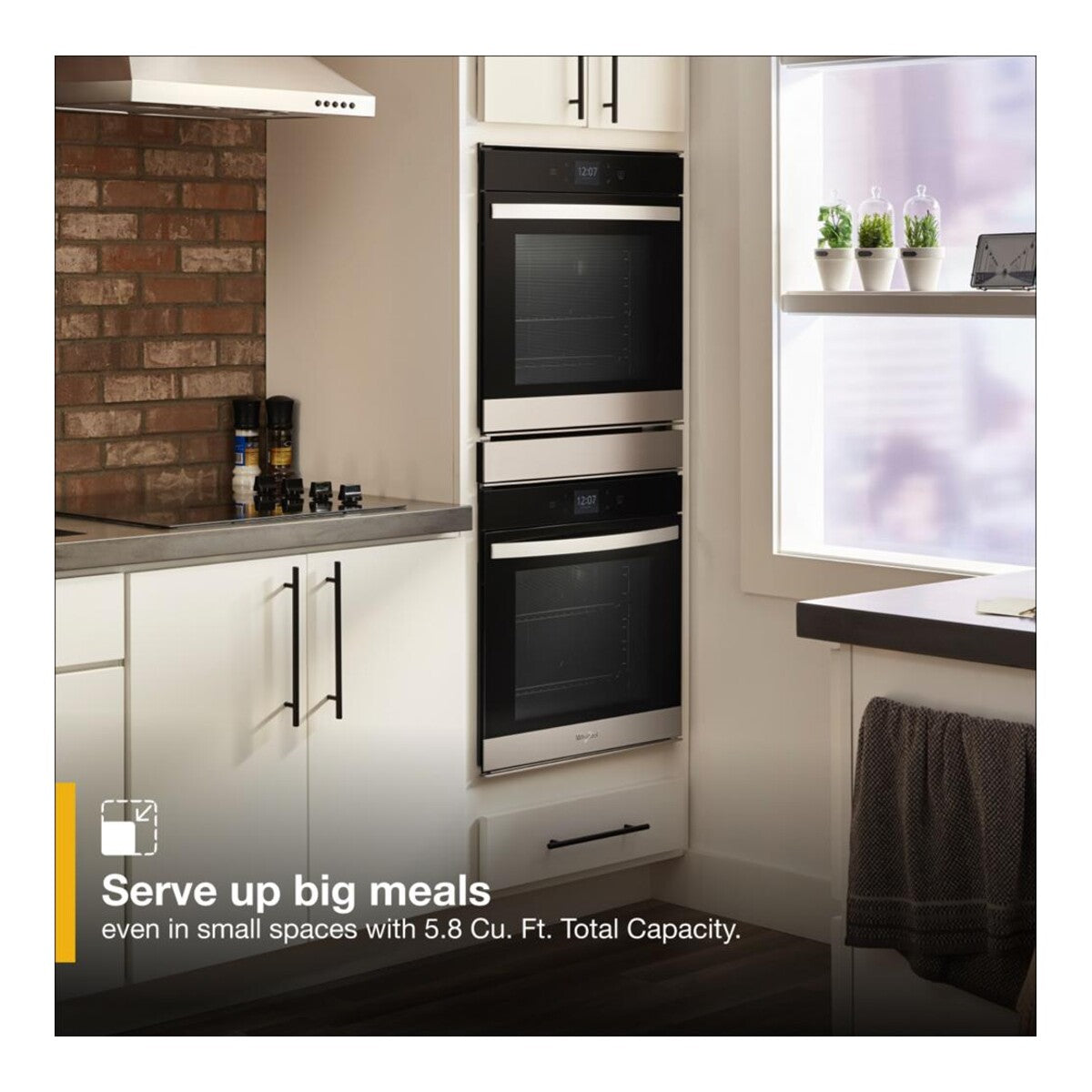 5.8 Cu. Ft. 24 Inch Double Wall Oven with Convection