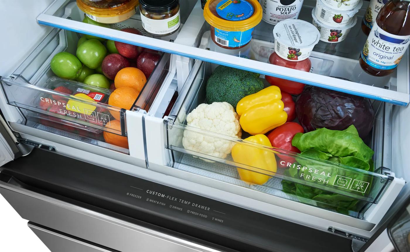 22 Cu. Ft. Counter-Depth 4-Door French Door Refrigerator