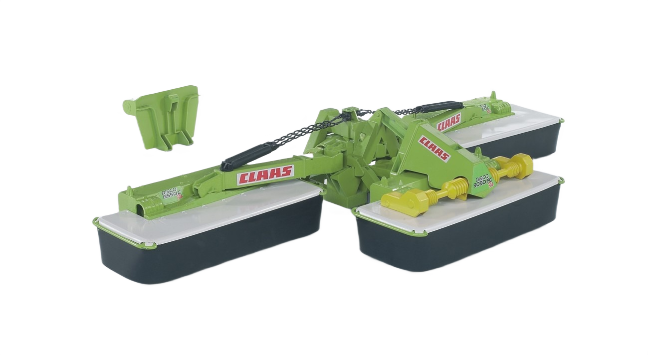 Green and yellow scale model disc mower toy in Vehicles & Remote Controlled Toys and Bruder Toys collections under $100