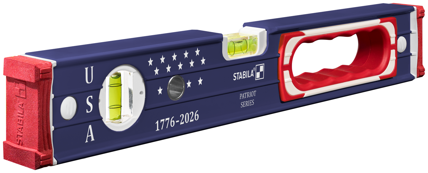 Stabila Limited Edition Patriotic Type 196 Heavy Duty 16" and 48" Level Set
