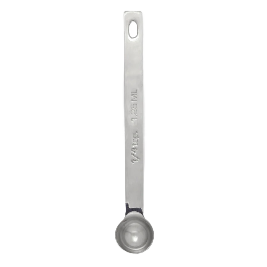 Stainless steel 1/4 teaspoon measuring spoon for precise kitchen measurement in kitchenware and gadgets collections under 25 dollars