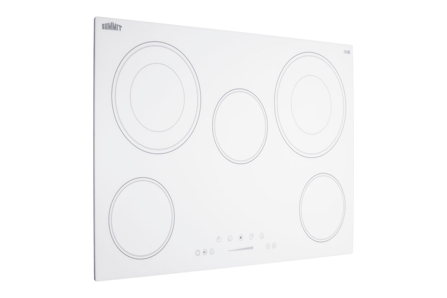 30" Wide 208-240V 5-Burner Radiant Cooktop