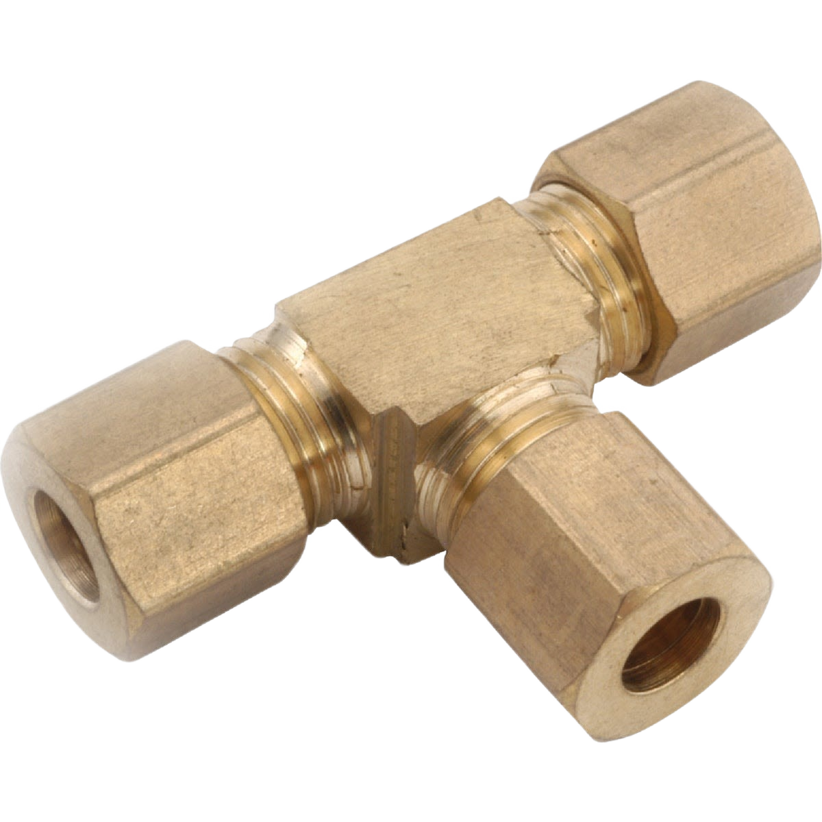 Brass compression tee fitting for 5/8-inch tubing in Pipes & Fittings and Plumbing collections under $50