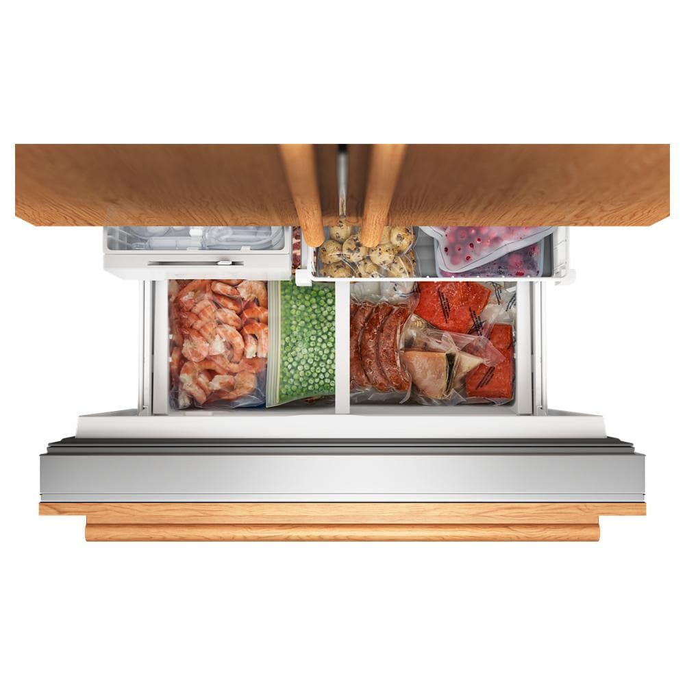 22 Cu. Ft. 36-Inch Panel-Ready Counter-Depth French Door Refrigerator with Internal Water Dispenser