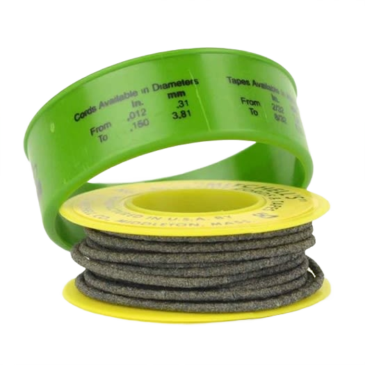 Fine grit sanding cord on yellow spool with green protective cover for woodworking tool accessories under $50 collections