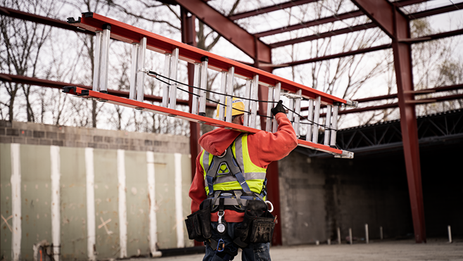 Werner 20 ft. Fiberglass Extension Ladder