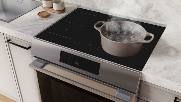 500 Series, Induction Freestanding Range, 30'', Stainless Steel
