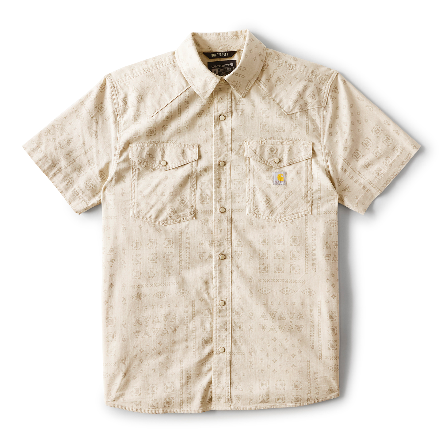 Carhartt Men's Montana Bozeman Relaxed Short-Sleeve Plaid Shirt