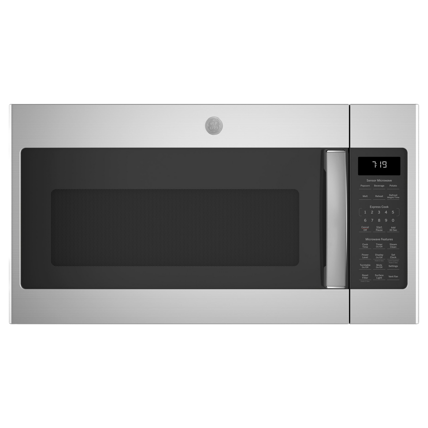 GE® 1.9 Cu. Ft. Over-the-Range Sensor Microwave Oven with Recirculating Venting