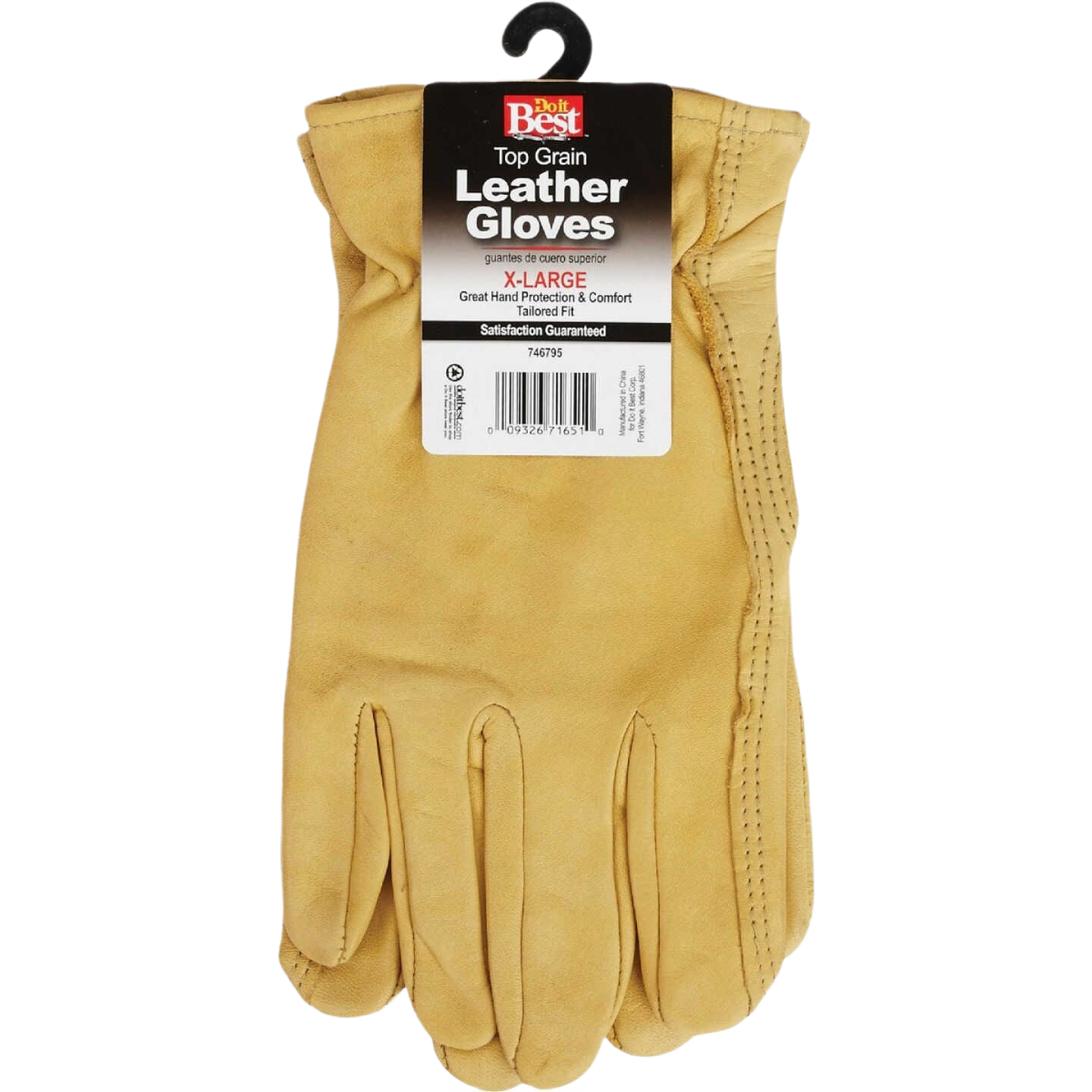 XL tan cowhide leather work glove designed for protection and comfort in hardware and safety tasks under $50 collection