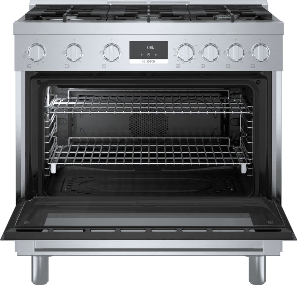 800 Series, Dual Fuel Freestanding Range, 36'', Stainless Steel