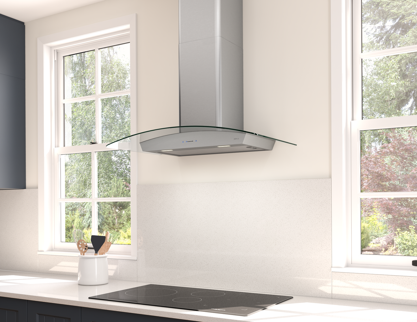Ravenna Chimney Hood 90cm 600 CFM LED