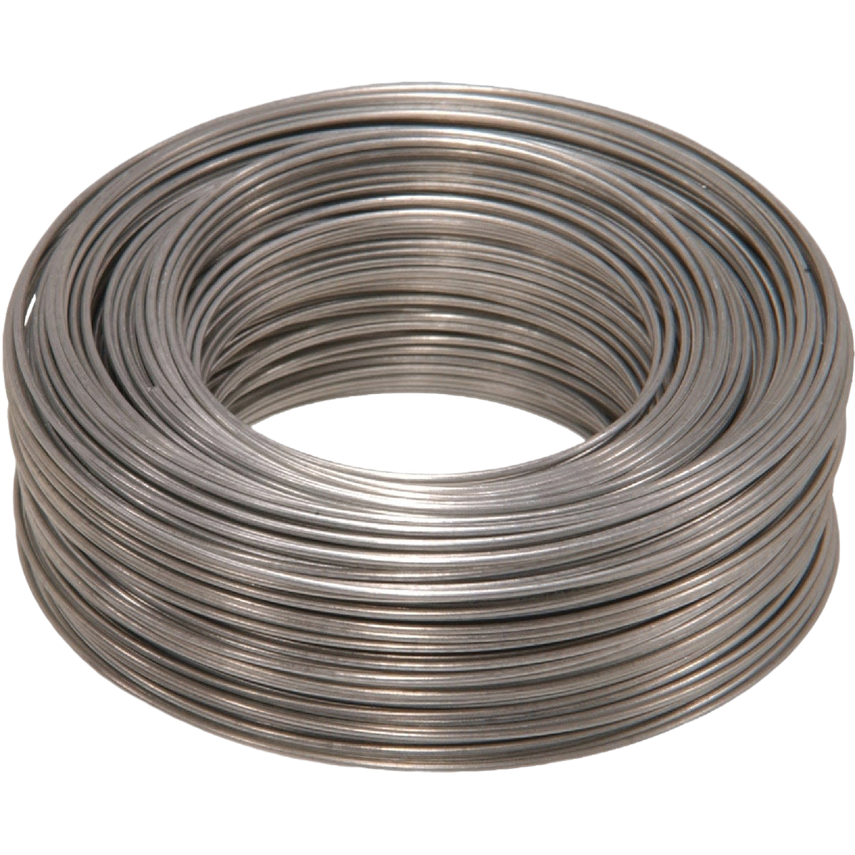 Coiled galvanized steel wire suitable for general purpose use in hardware and home improvement projects