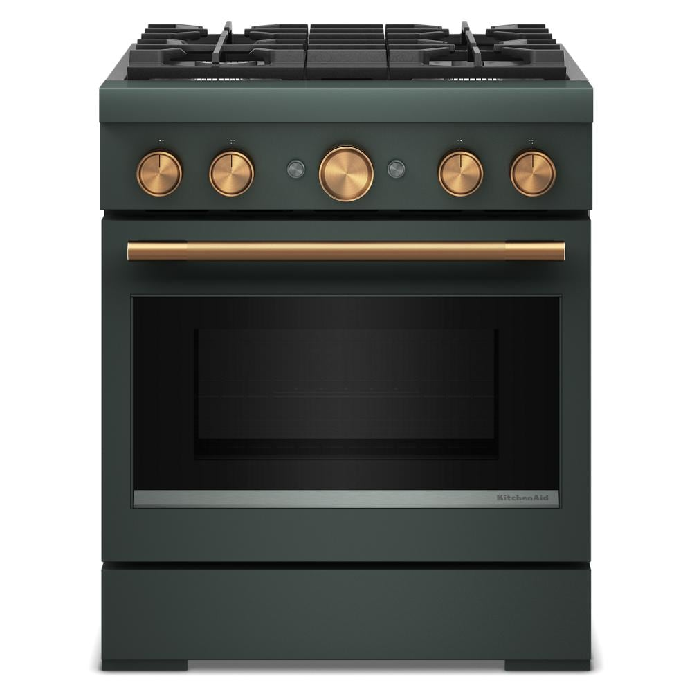 30-Inch 4 Burner Commercial-Style Dual Fuel Range with No Preheat Air Fry Mode