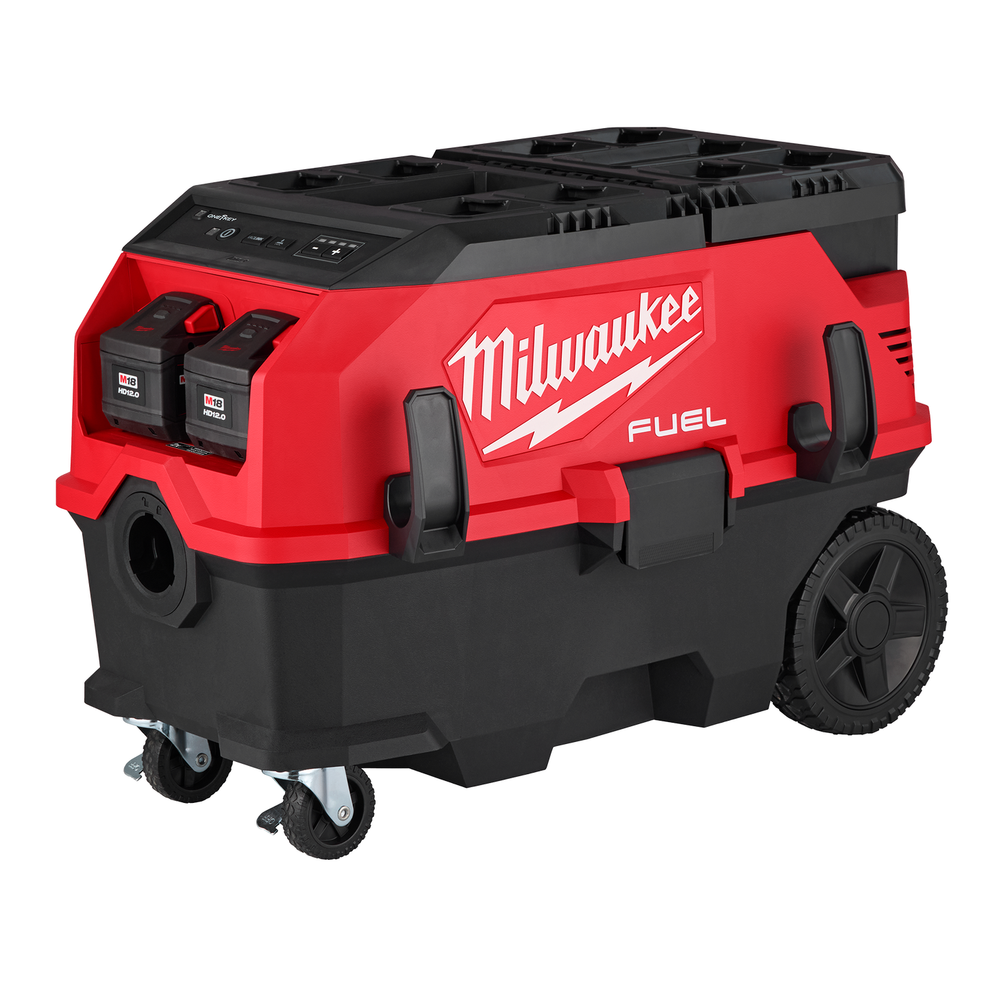 Milwaukee M18 FUEL™ 9 Gallon Dual Battery Dust Extractor w/ PACKOUT™ Compatibility and VACLINK™ Kit