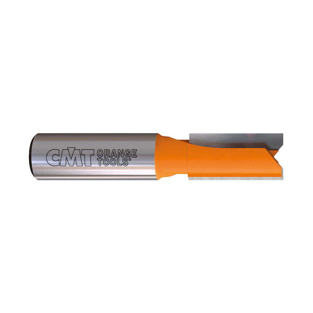 CMT Orange Tools 3/8" Straight Bit Short Series, 1/4" Shank