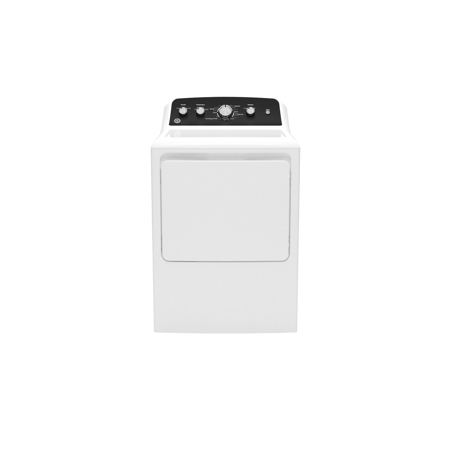 GE® 7.2 cu. ft. Capacity Gas Dryer with Spanish Panel and Up To 120 ft. Venting