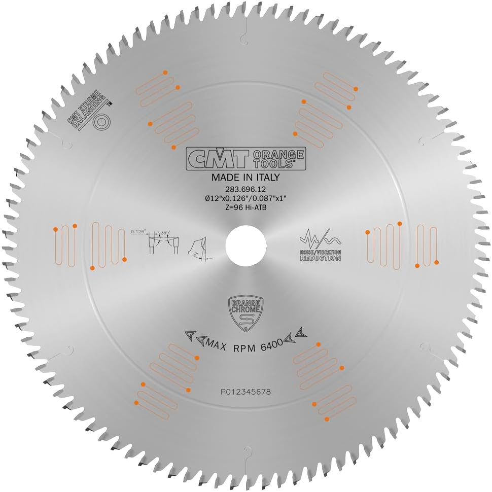 CMT Orange Tools 12" 96T Ultra Finish Saw Blade