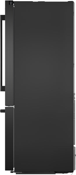 500 Series, French Door Bottom Mount Refrigerator, 36'', Black Stainless Steel